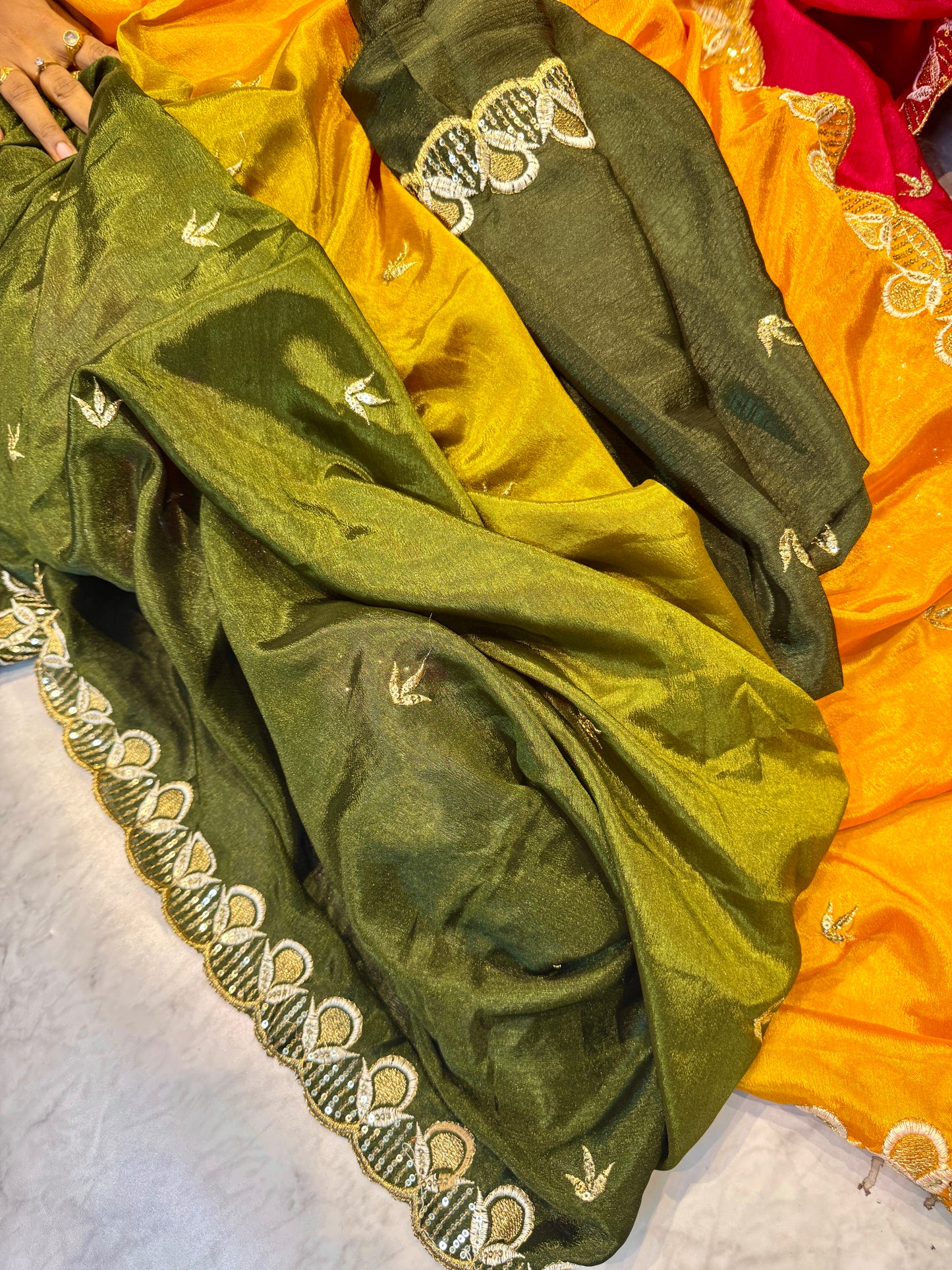 Crape Moonga Silk Saree