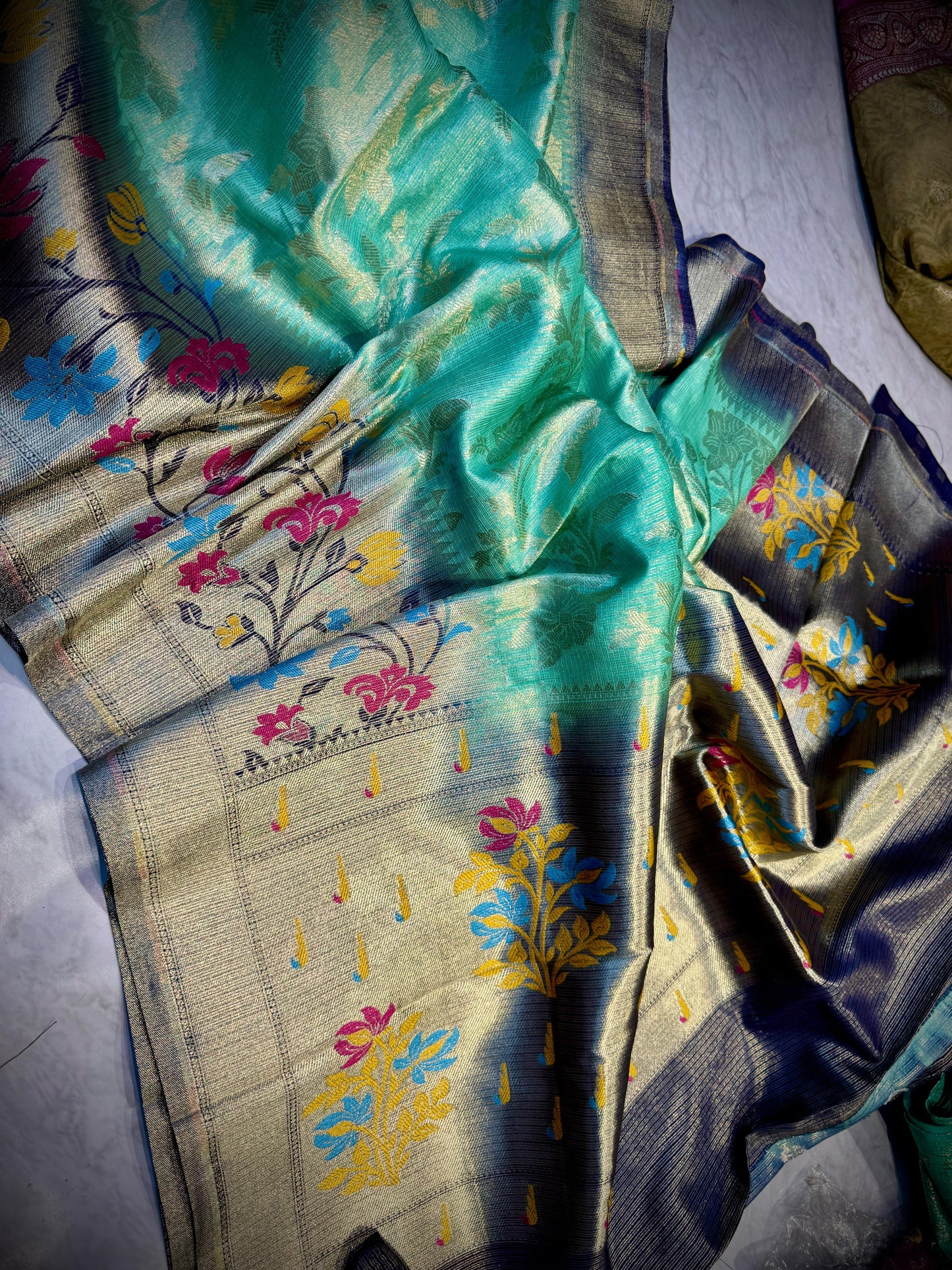Zaaal Weaving Meena Kota Silk Saree BUY ONE GET ONE