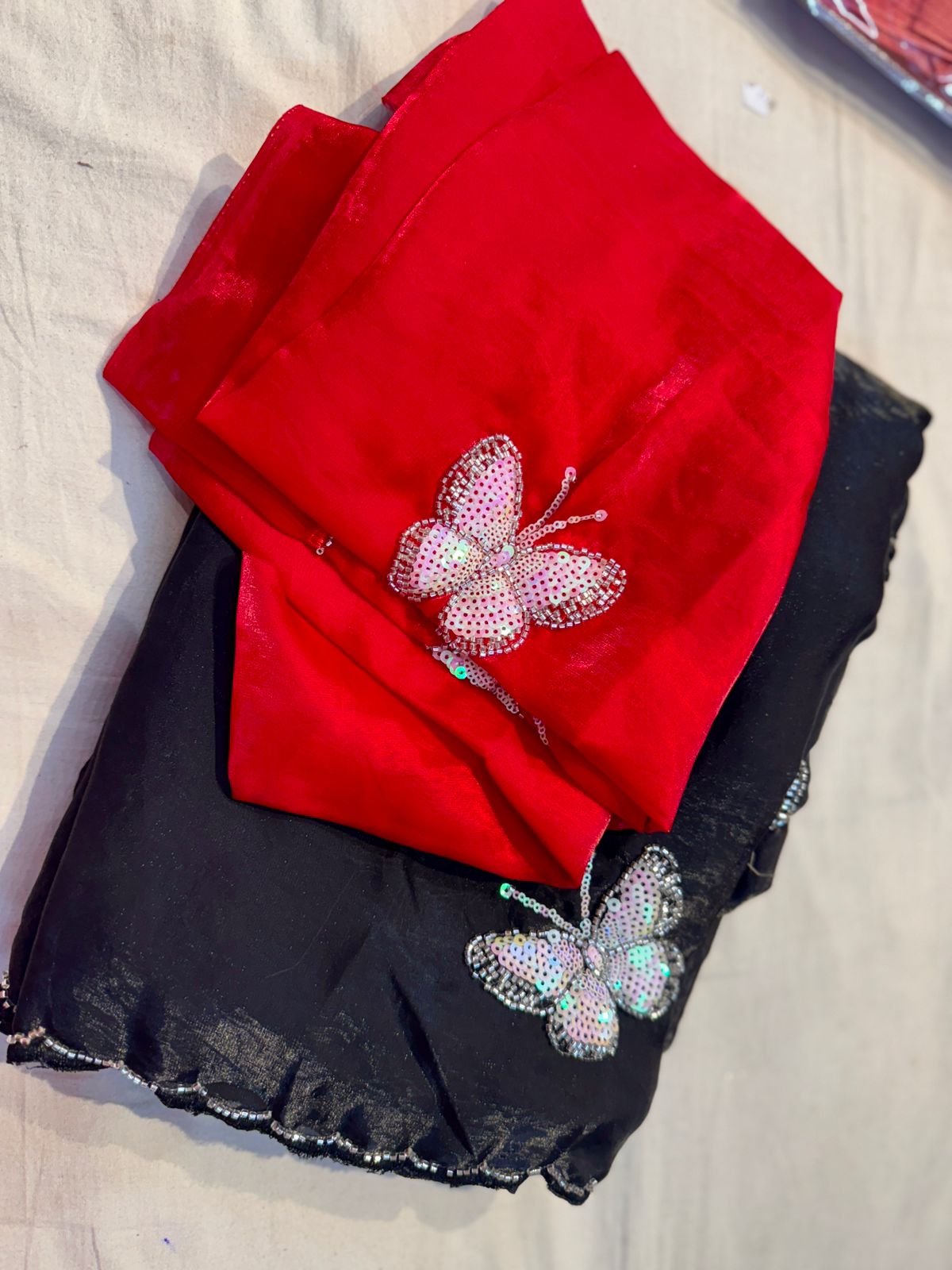 Designer Saree In Space Silk Saree