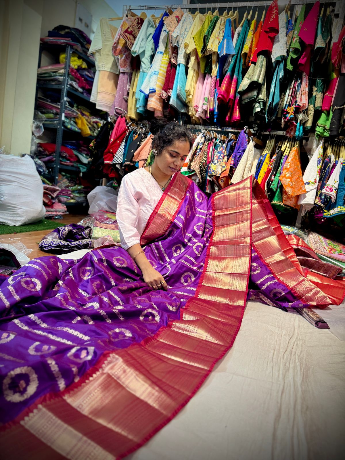Kanchi Banarasi Pattu Saree