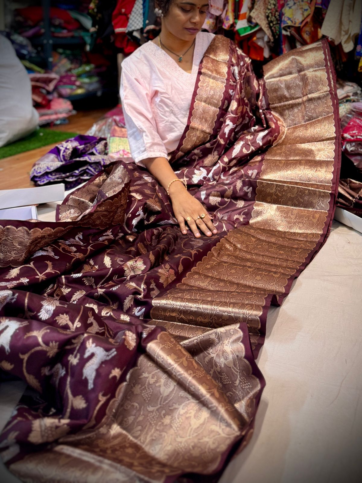 Kanchi Banarasi Pattu Saree