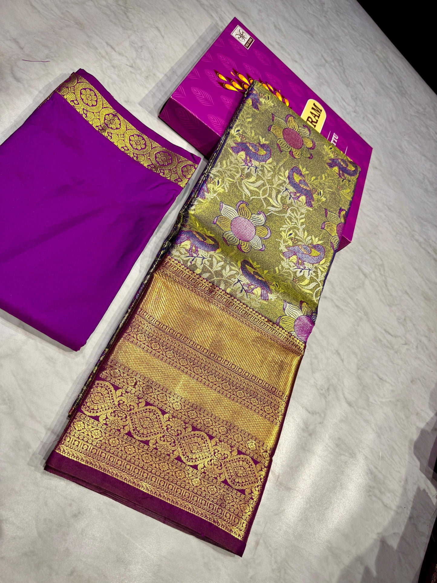Adult Kanchi Pattu Lehenga Material