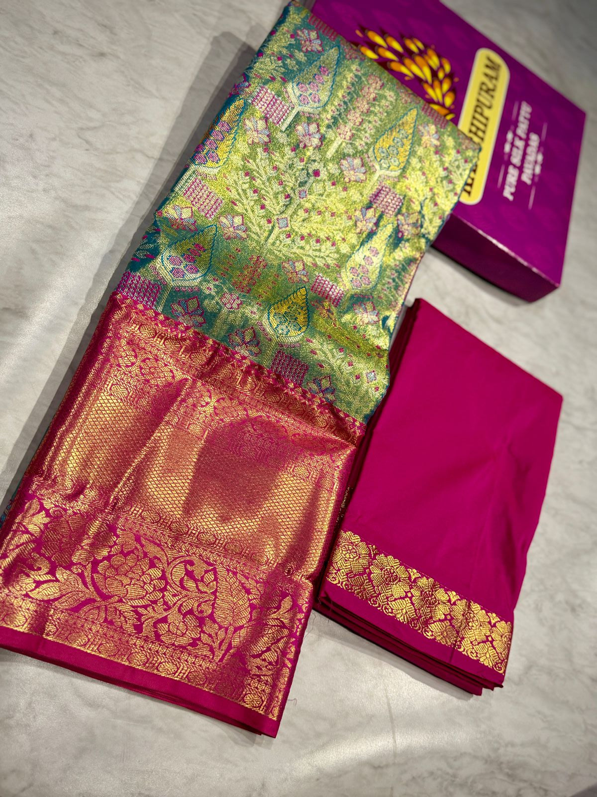 Adult Kanchi Pattu Lehenga Material