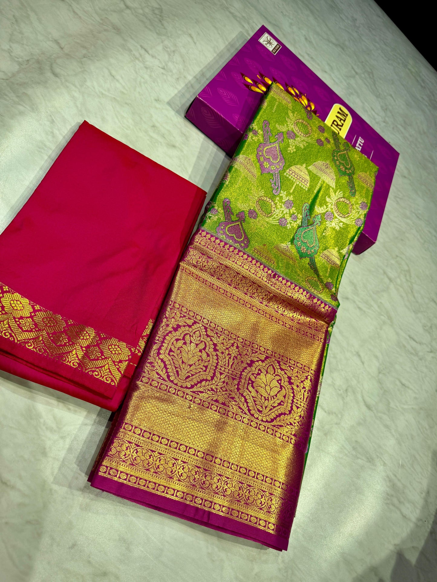 Adult Kanchi Pattu Lehenga Material