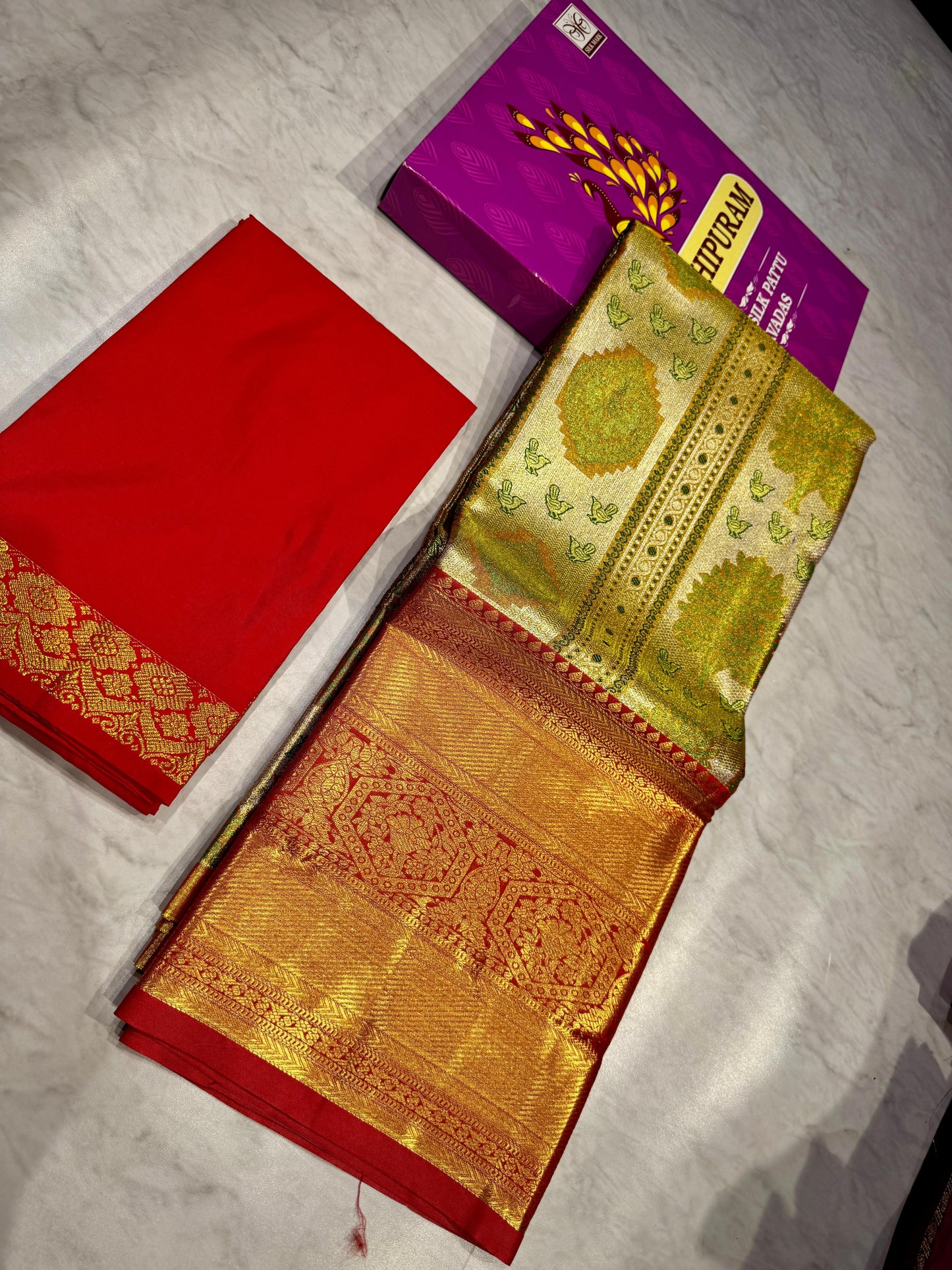 Adult Kanchi Pattu Lehenga Material