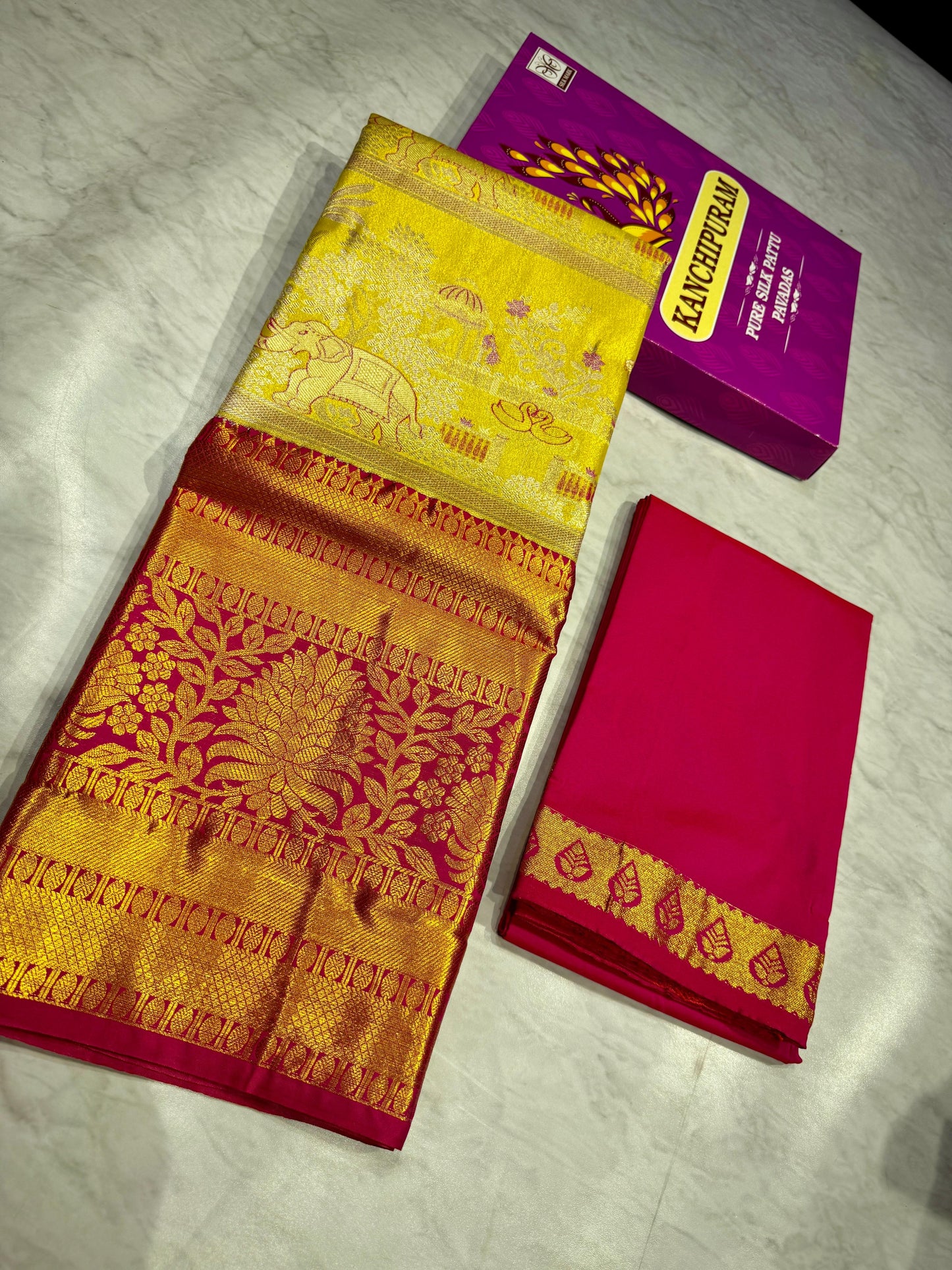 Adult Kanchi Pattu Lehenga Material