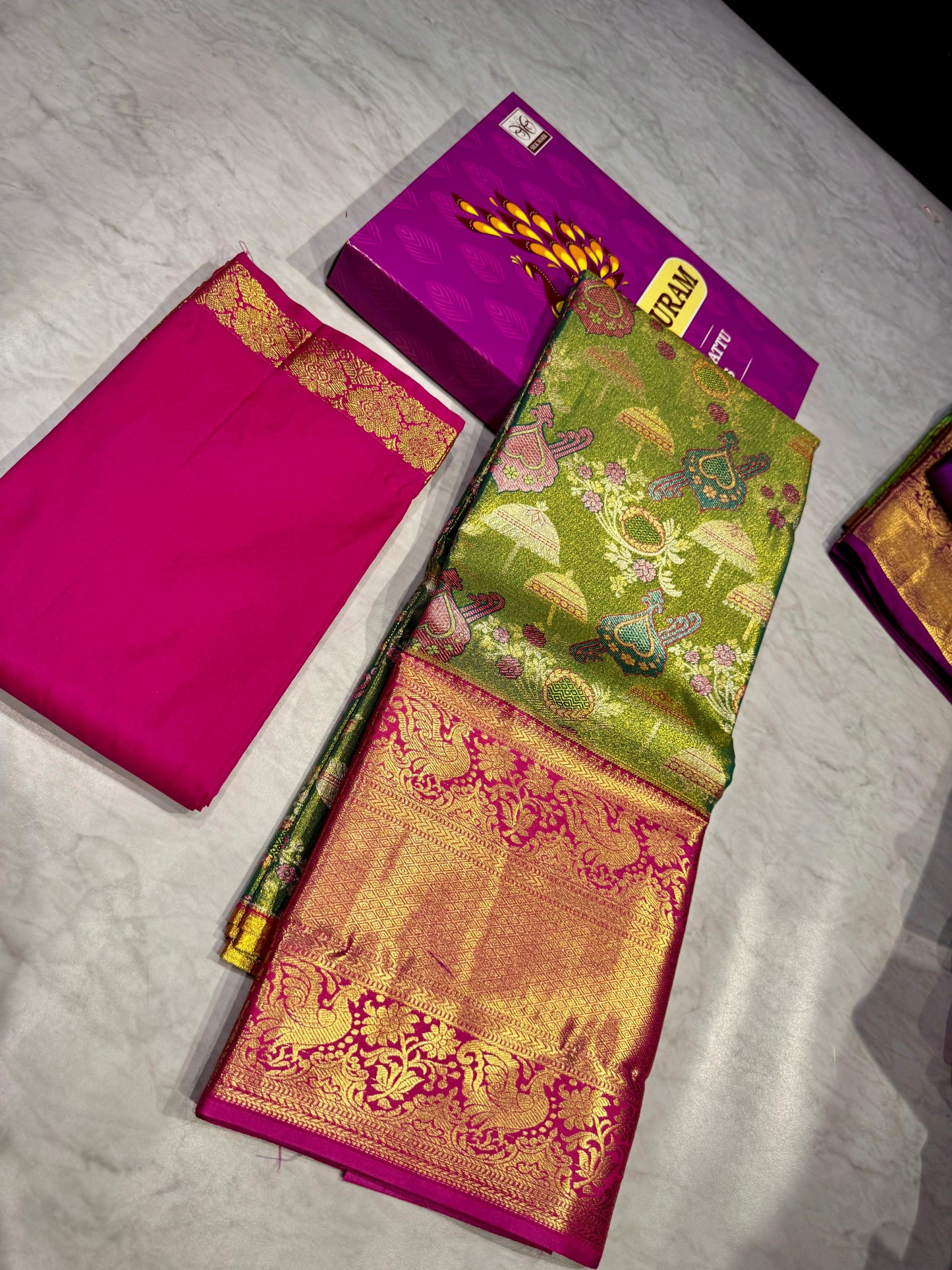 Adult Kanchi Pattu Lehenga Material