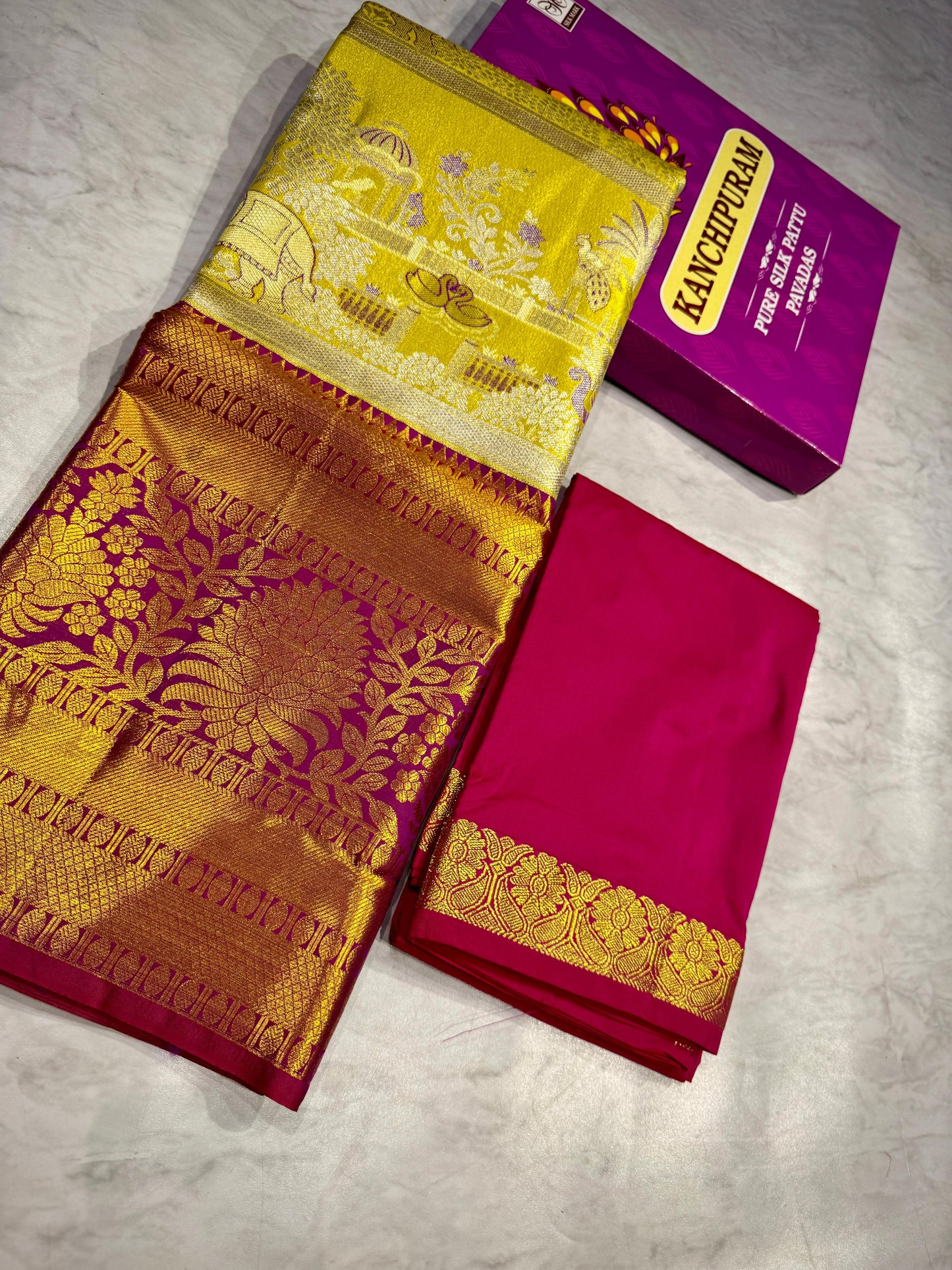 Adult Kanchi Pattu Lehenga Material