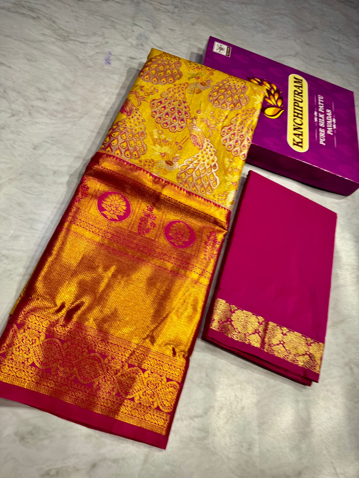 Adult Kanchi Pattu Lehenga Material