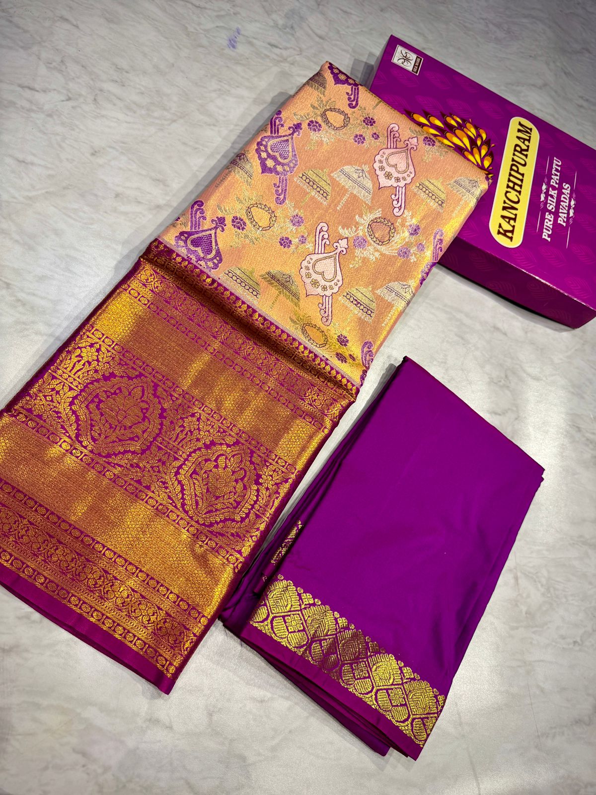 Adult Kanchi Pattu Lehenga Material