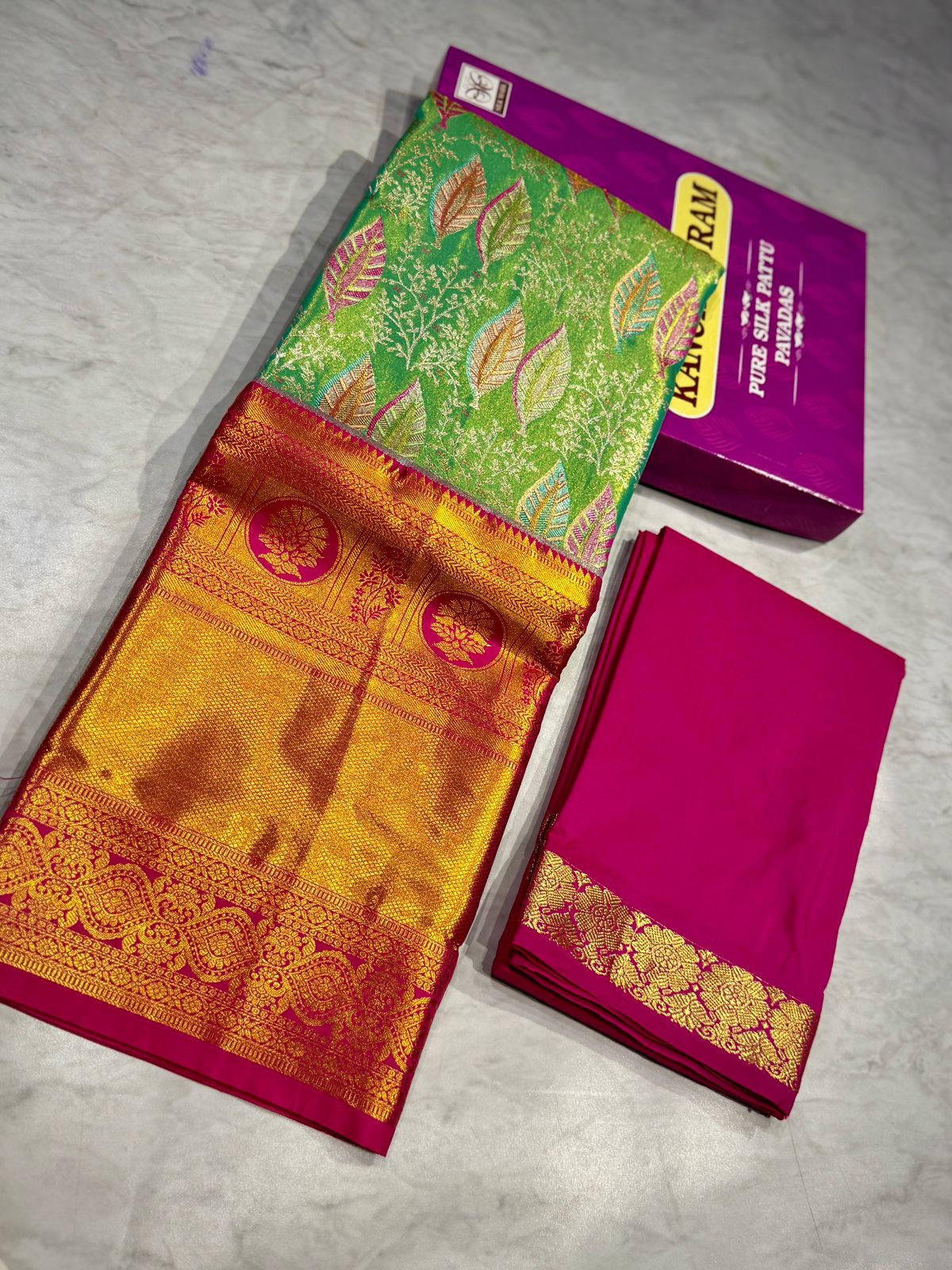 Adult Kanchi Pattu Lehenga Material