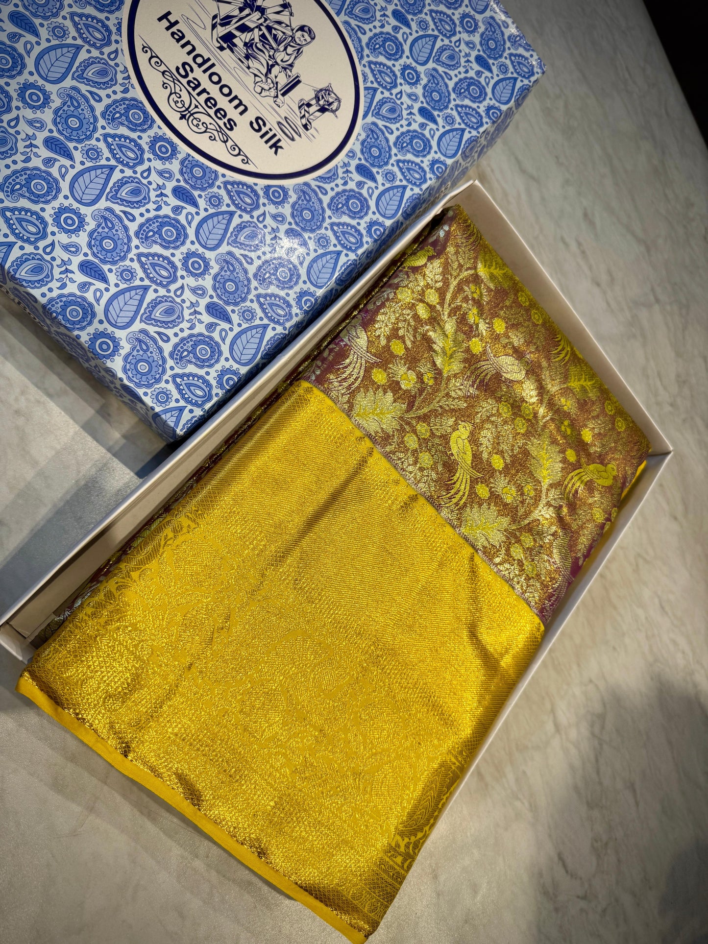Kanchipuram Meena Weaving Saree