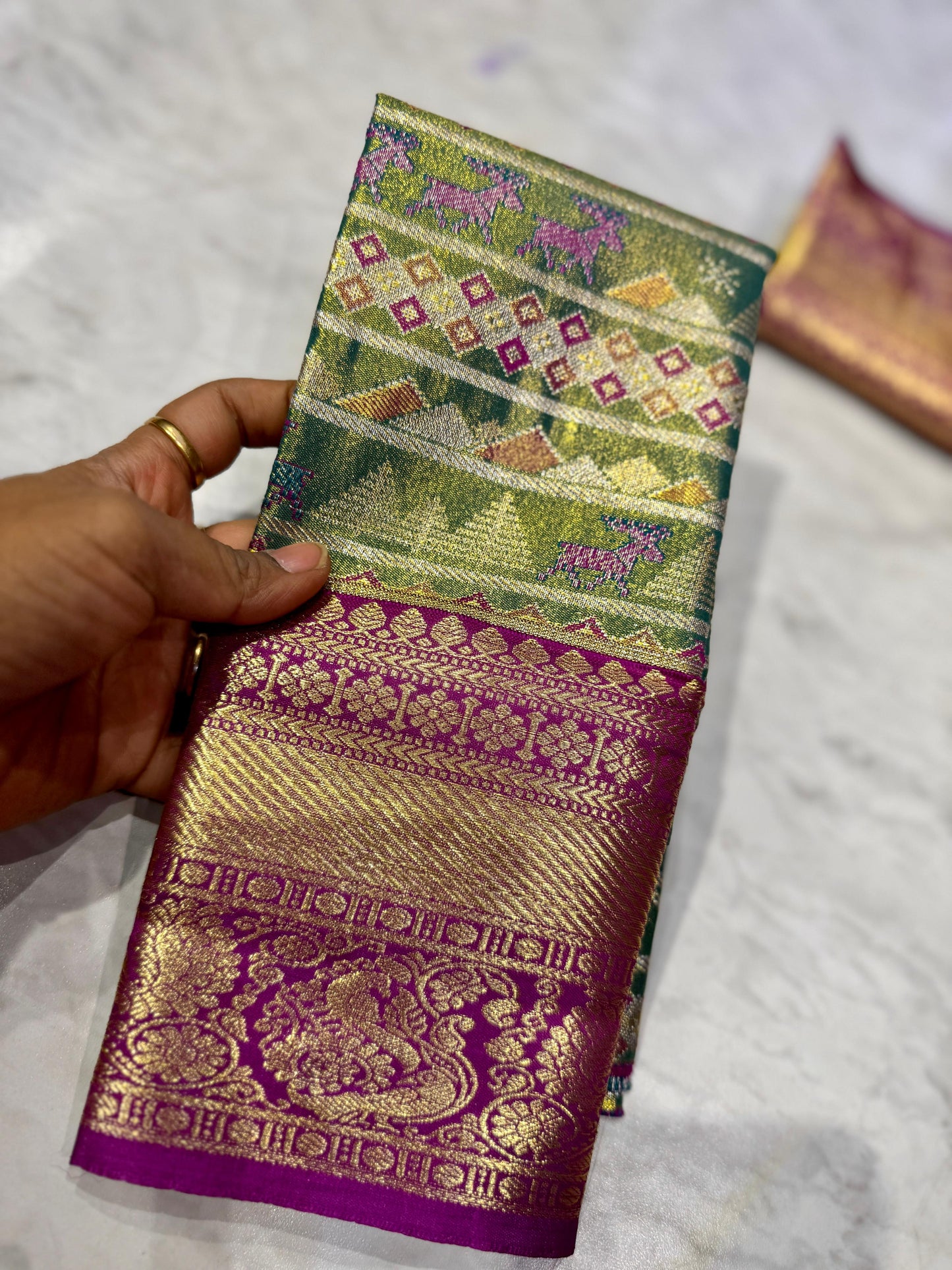 Kid's Wear Kanchi Pattu Lehenga