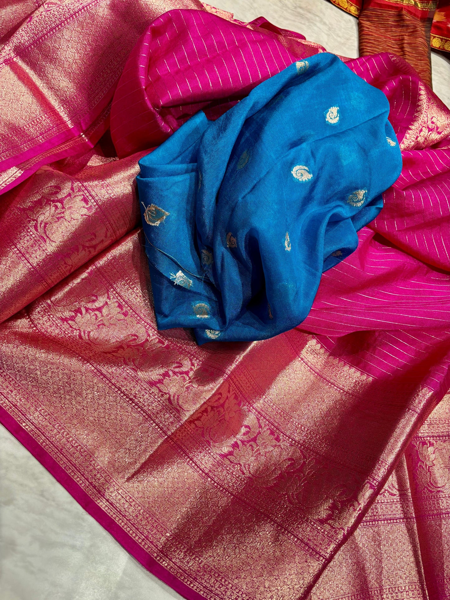 Lenin Dupion Pattu Saree