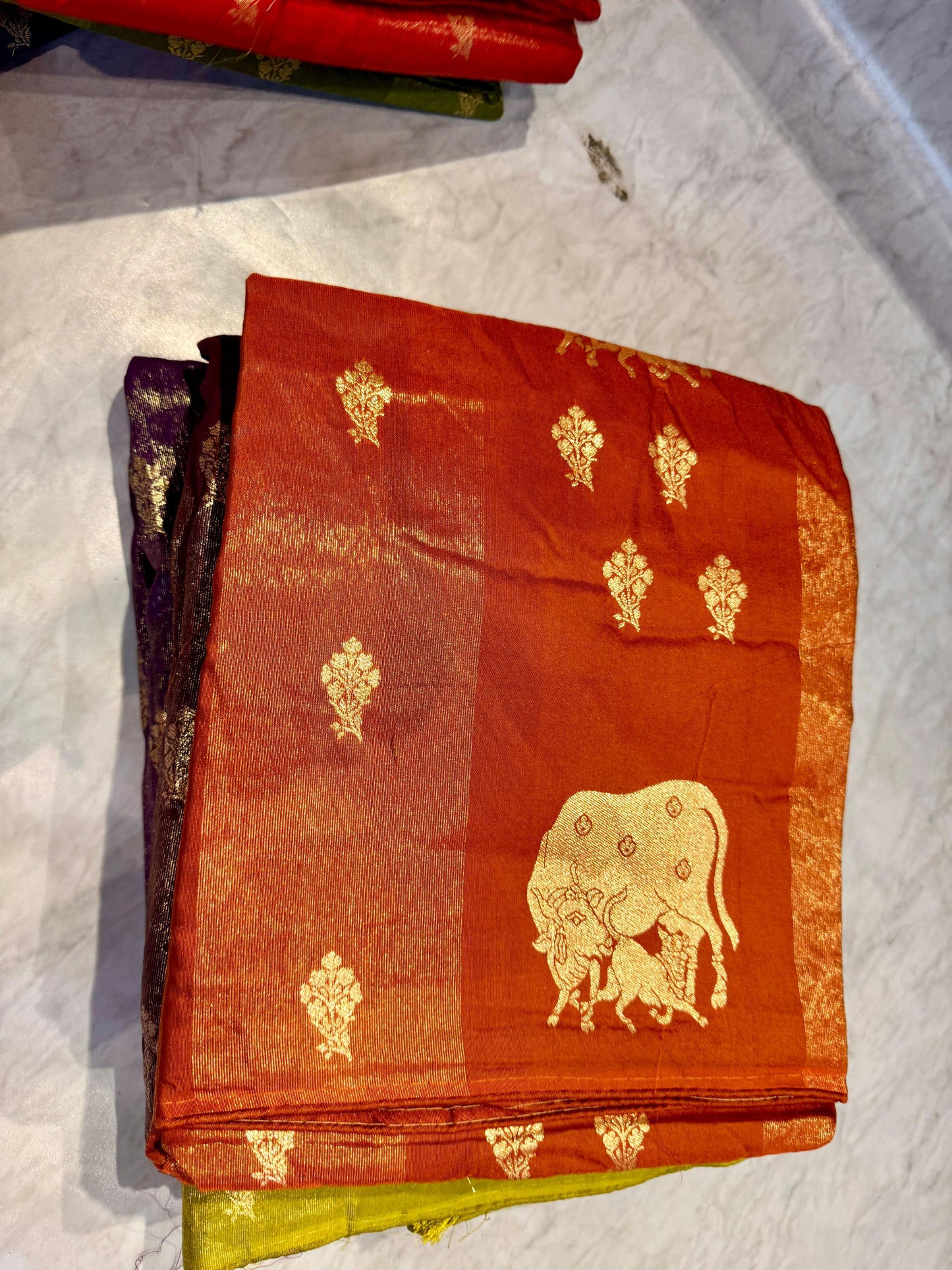 Moonga Silk Saree