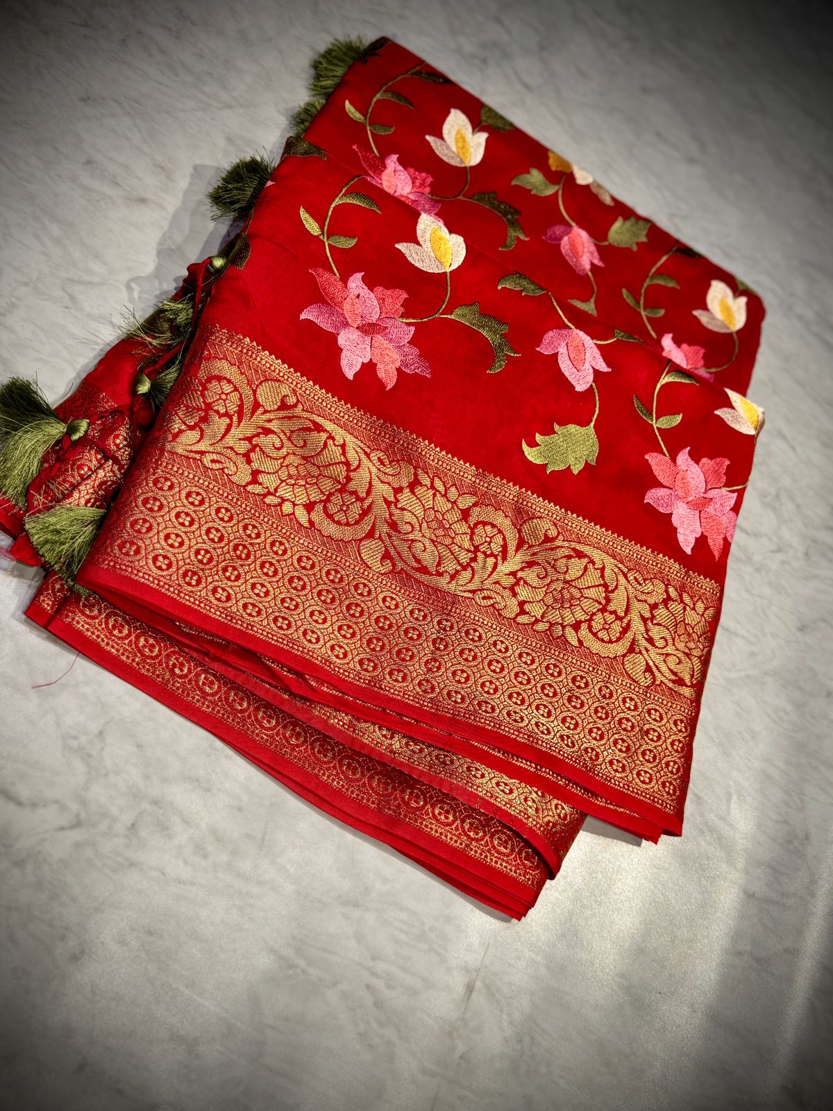 Moonga Silk Saree
