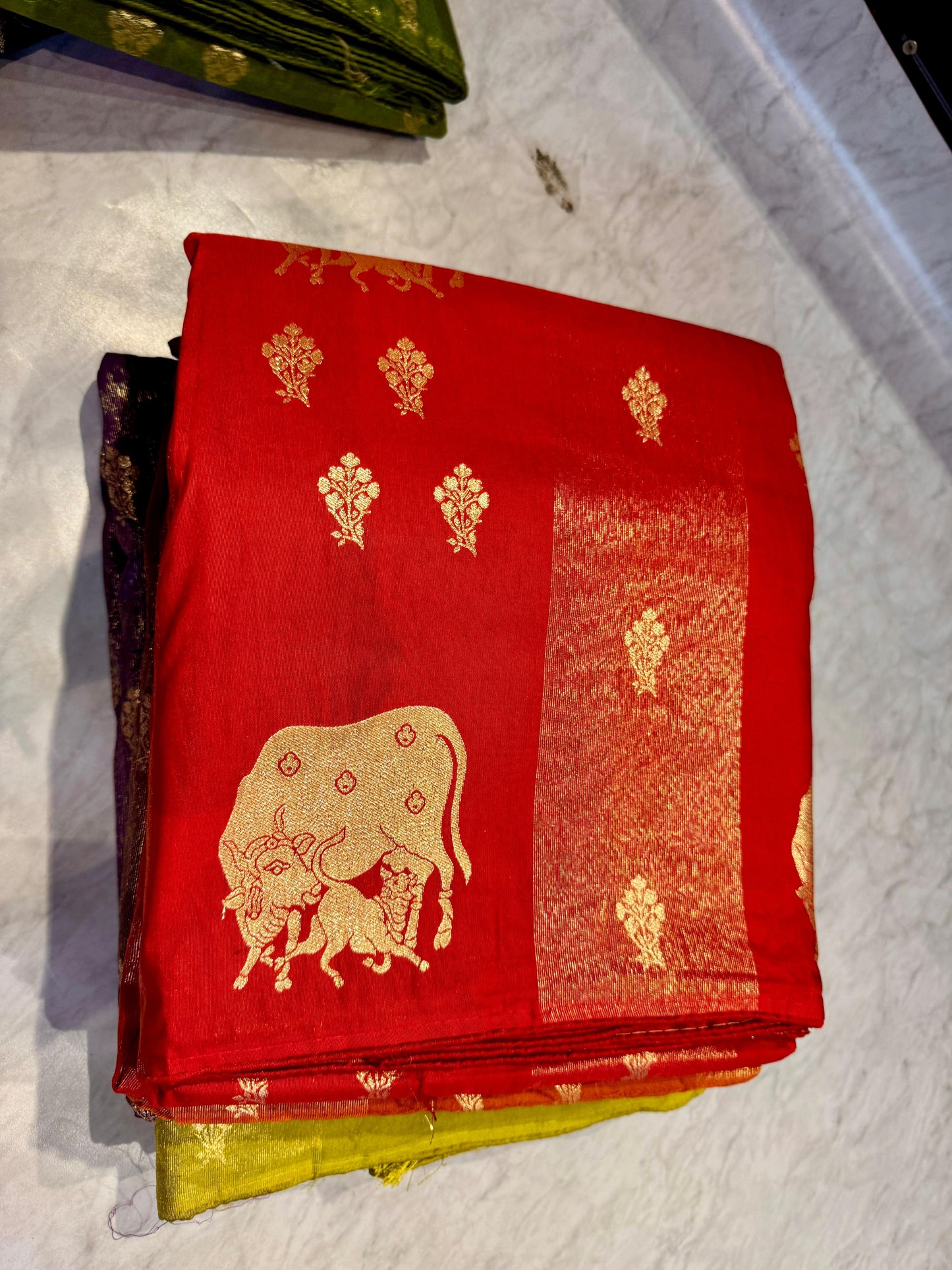 Moonga Silk Saree