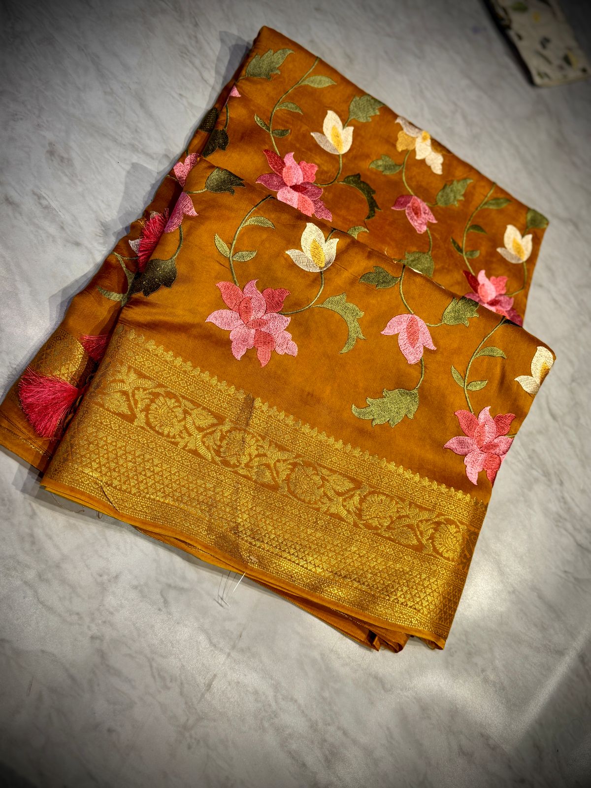 Moonga Silk Saree