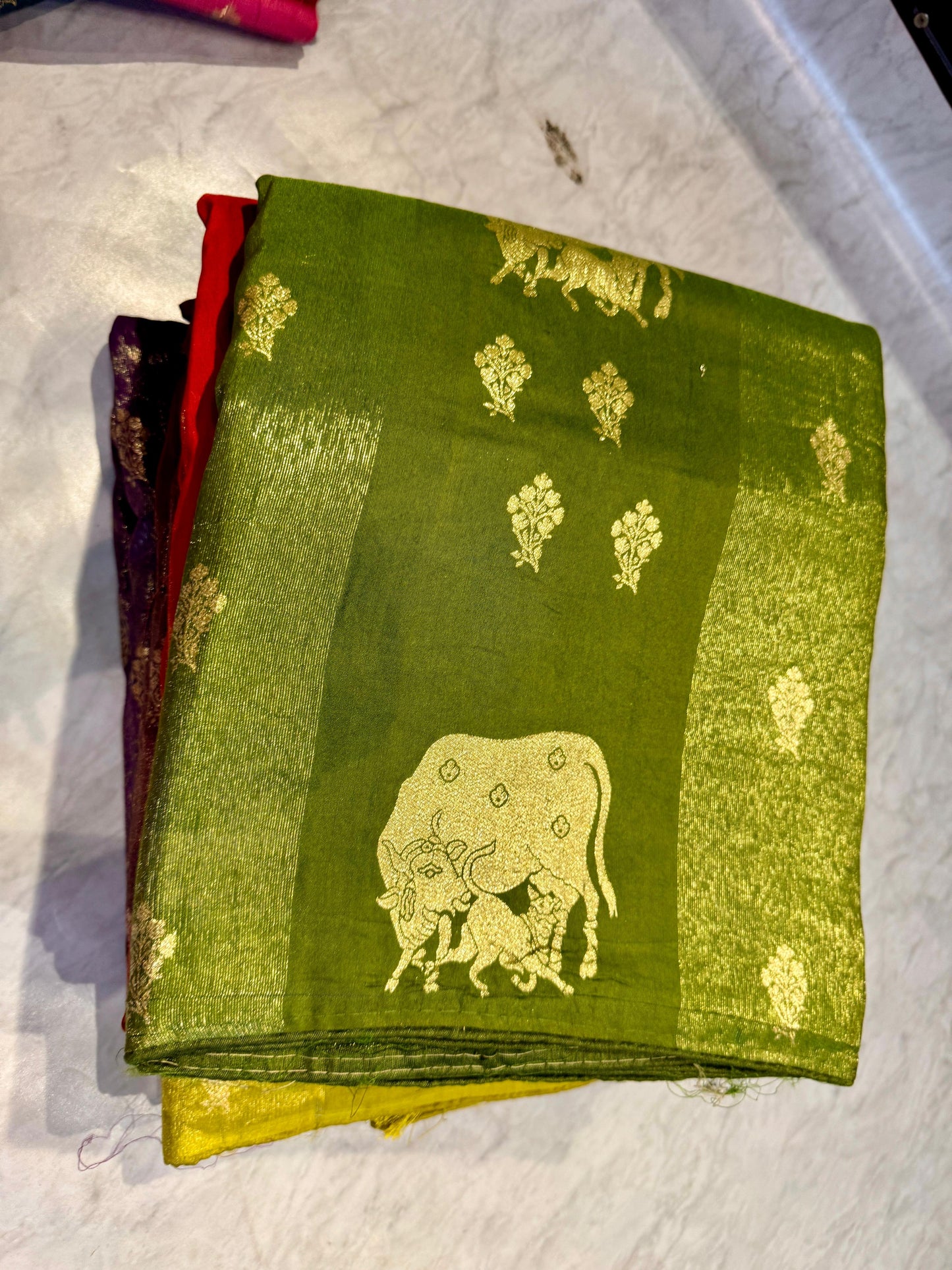 Moonga Silk Saree
