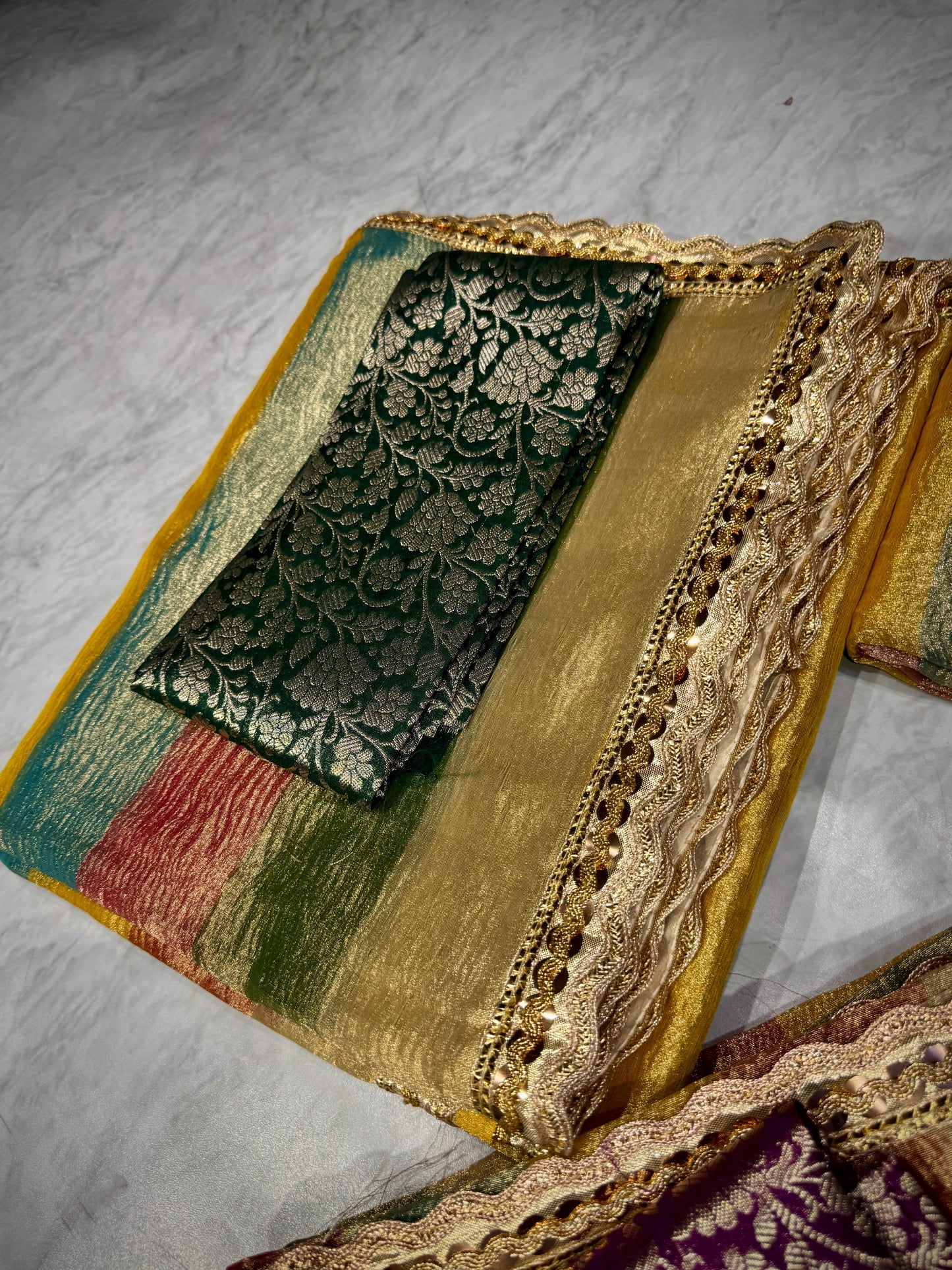 Multi Color Tissue Saree