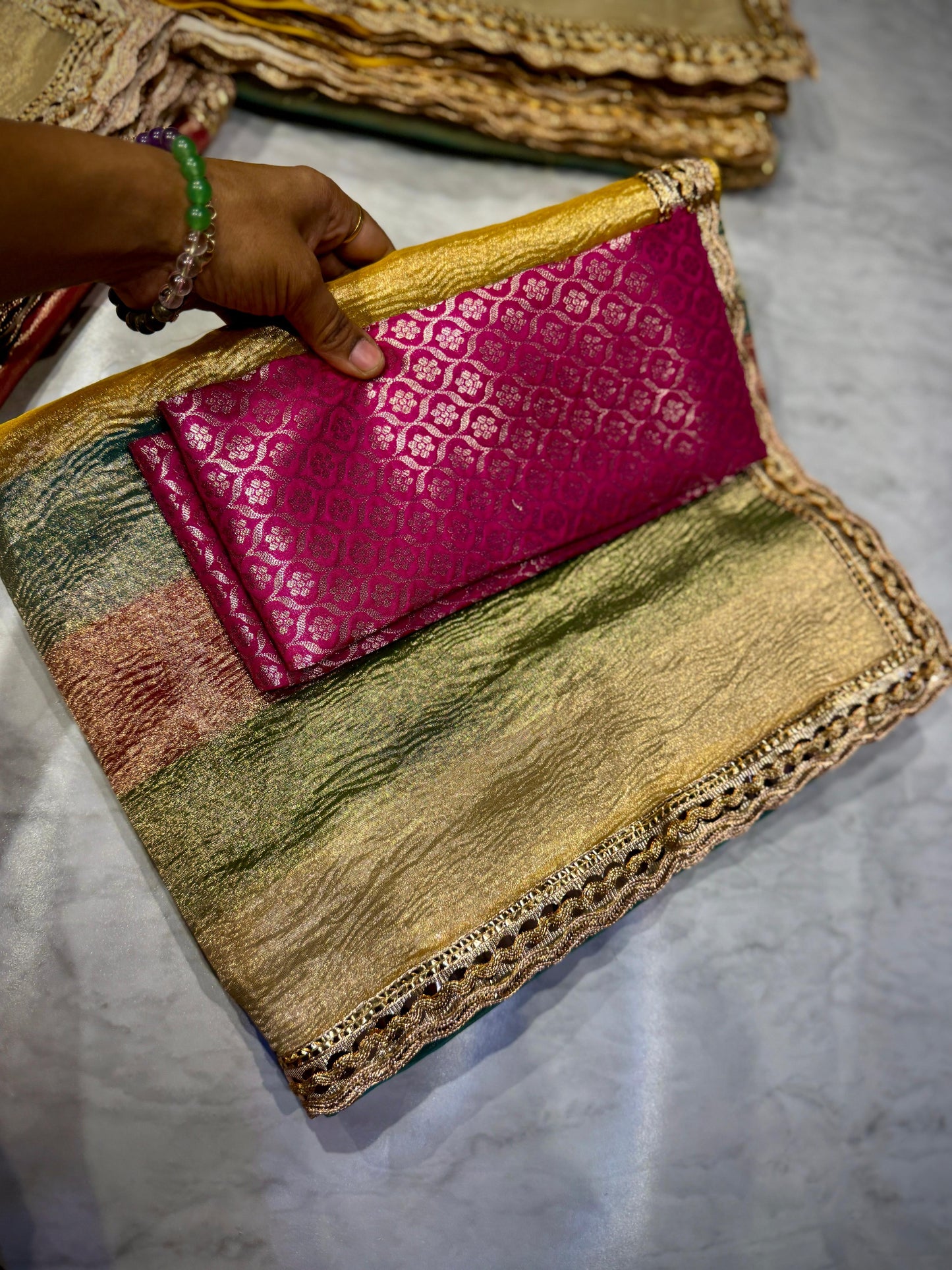 Multi Color Tissue Saree