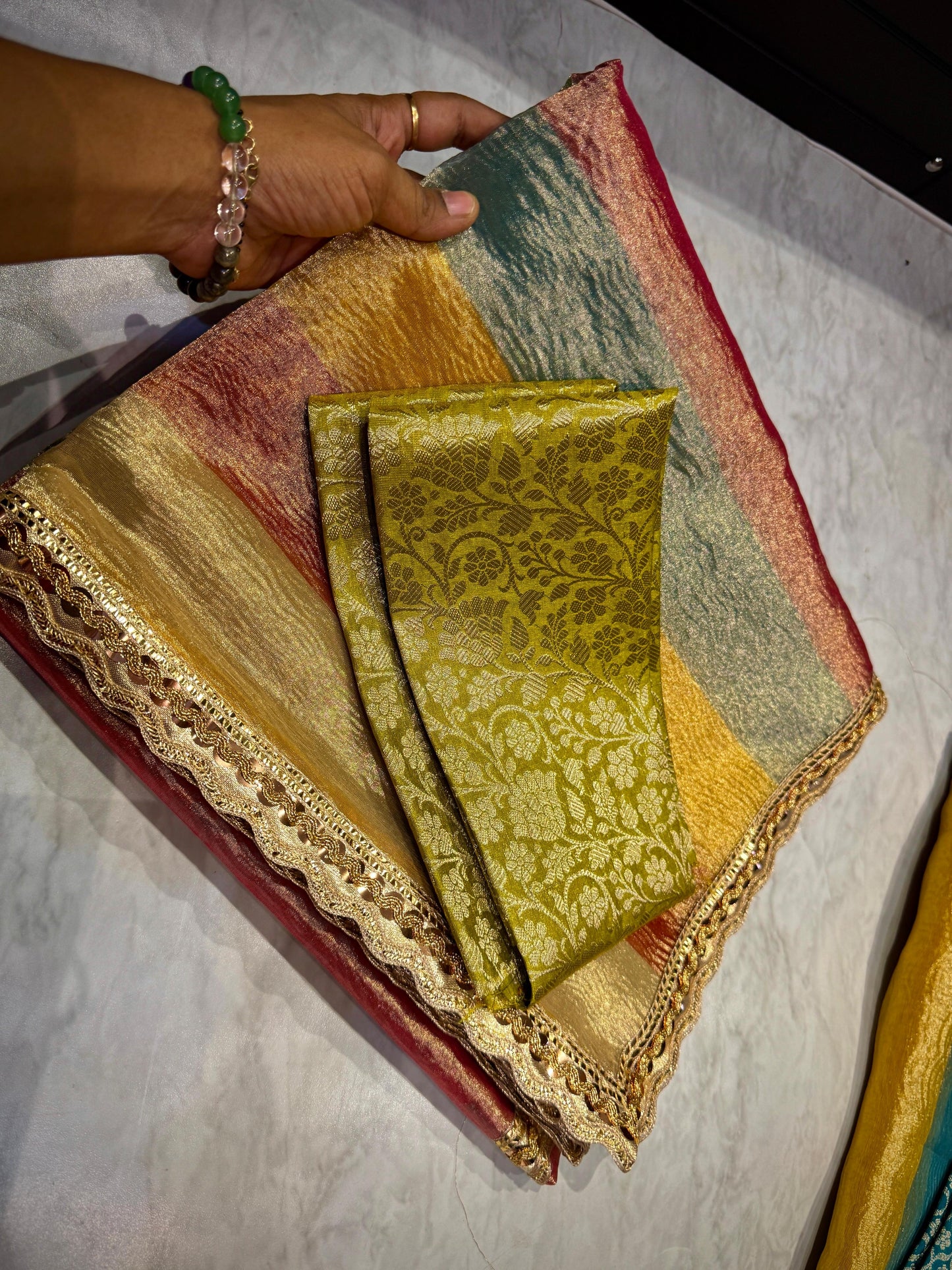 Multi Color Tissue Saree