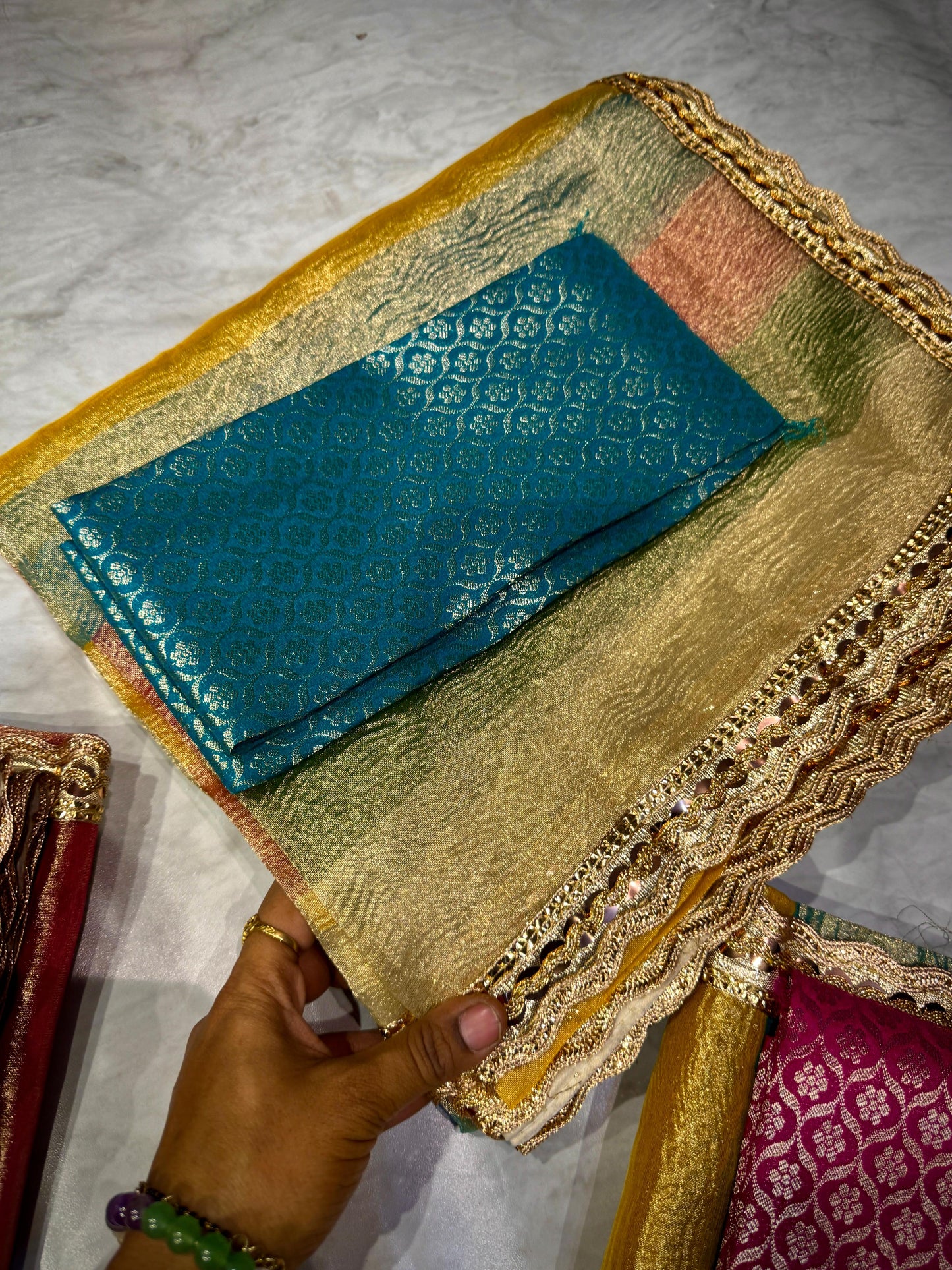 Multi Color Tissue Saree