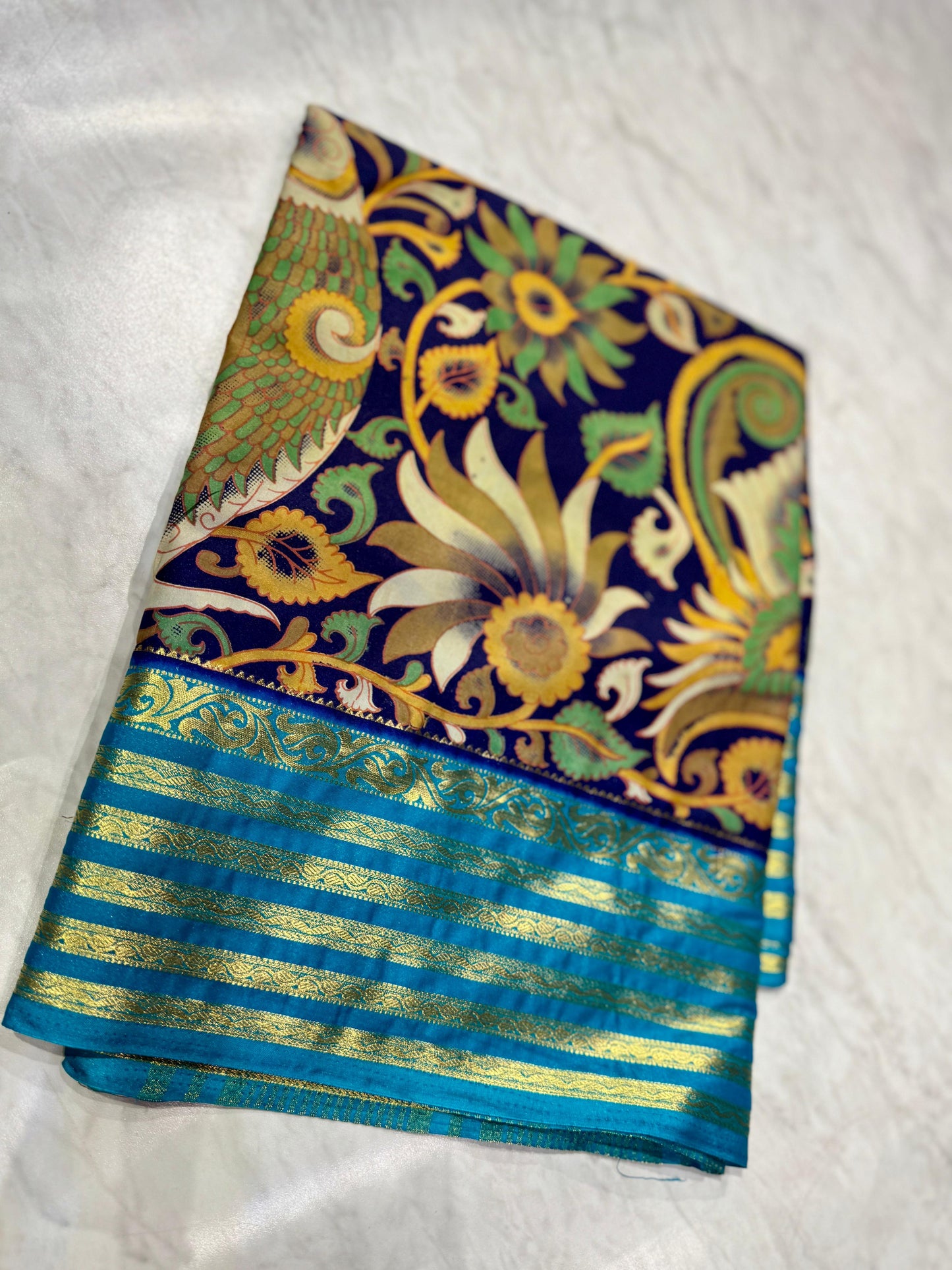 Mysore Crepe Silk Saree