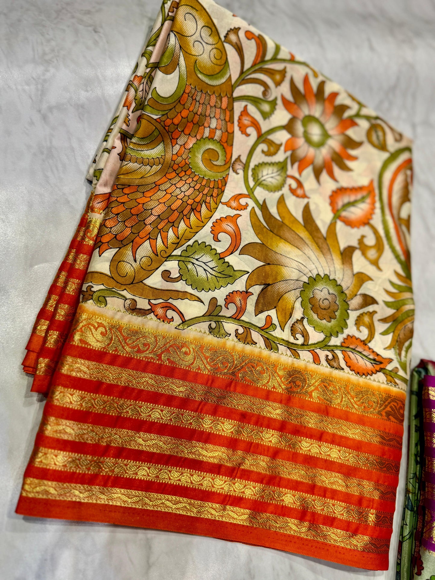 Mysore Crepe Silk Saree