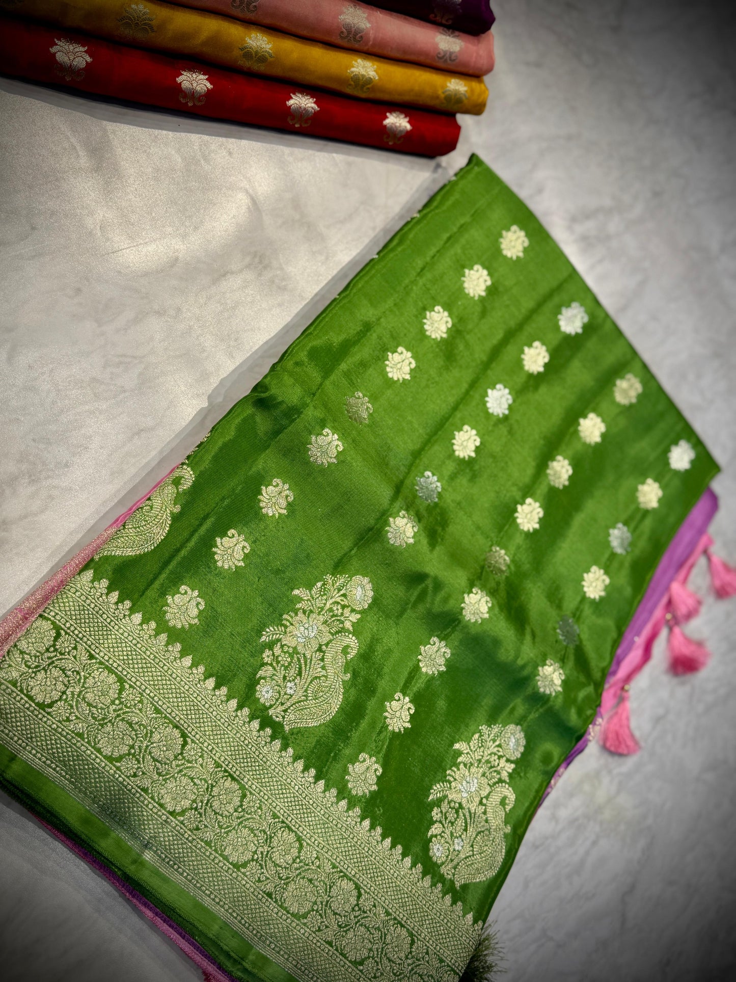 Raw Mango Silk Saree