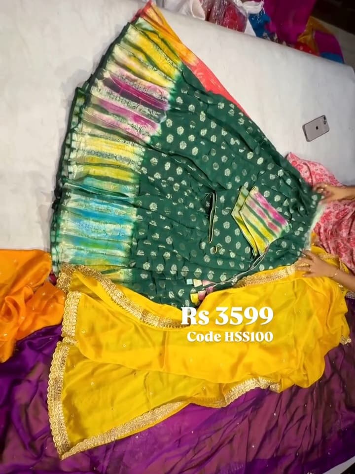 Ready To Wear 3 Piece Lehenga Set