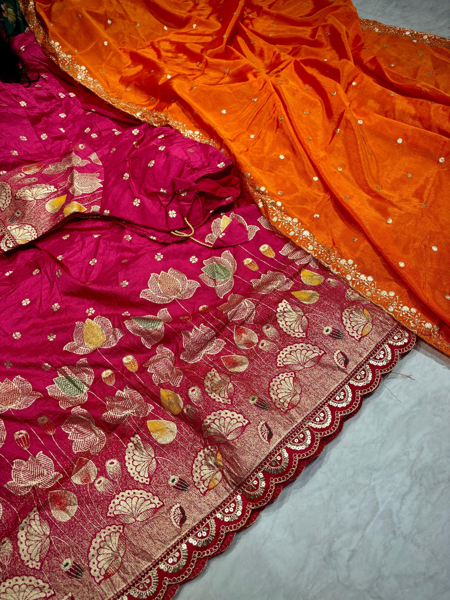 Ready To Wear Banarasi Pattu Lehenga