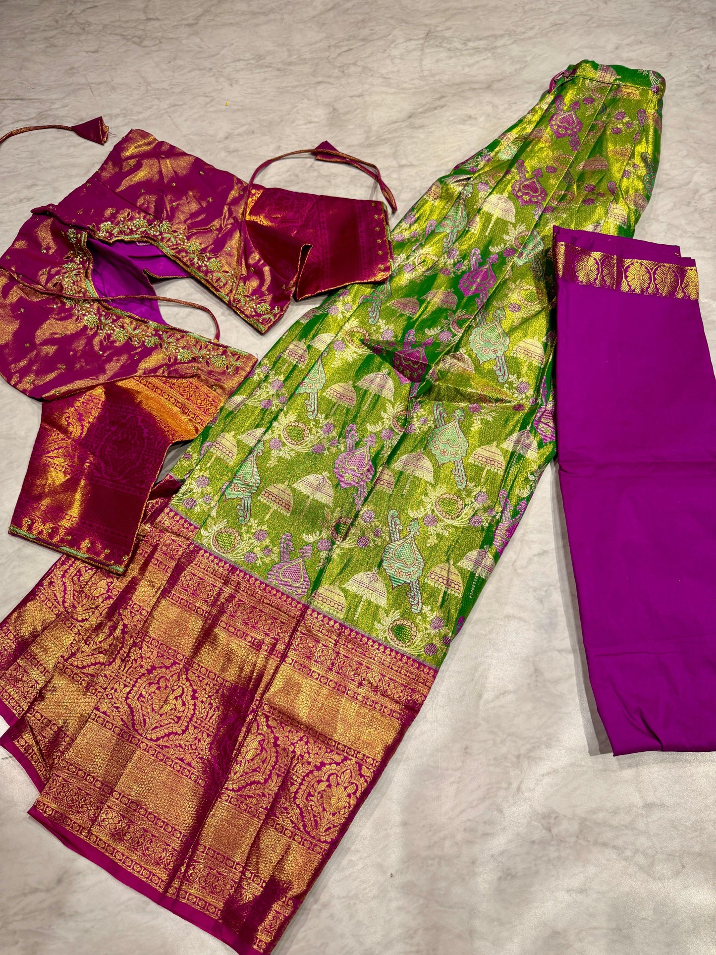 Ready To Wear Kanchipuram Lehenga