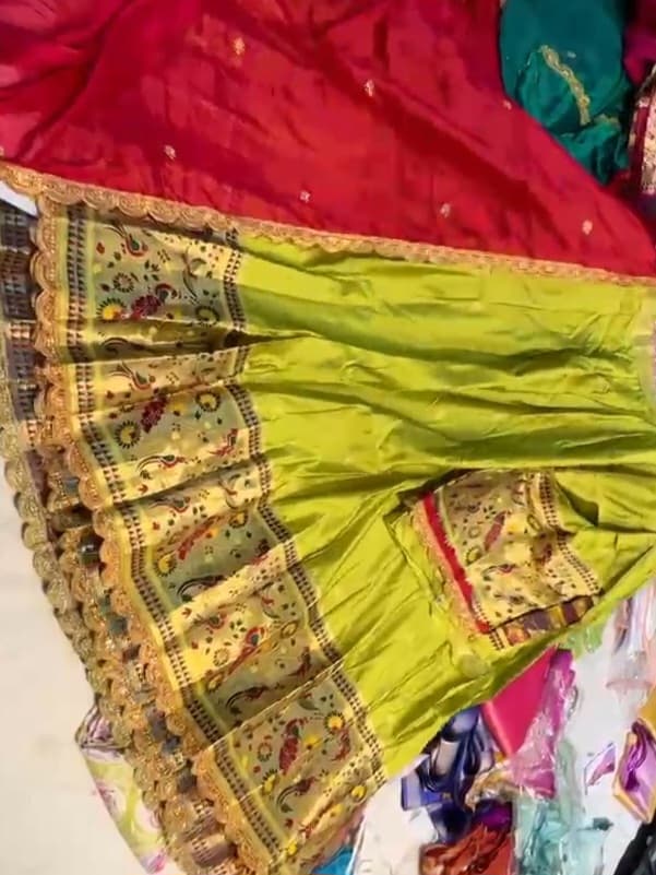 Semi Stitched Kanchi Pattu Lehenga