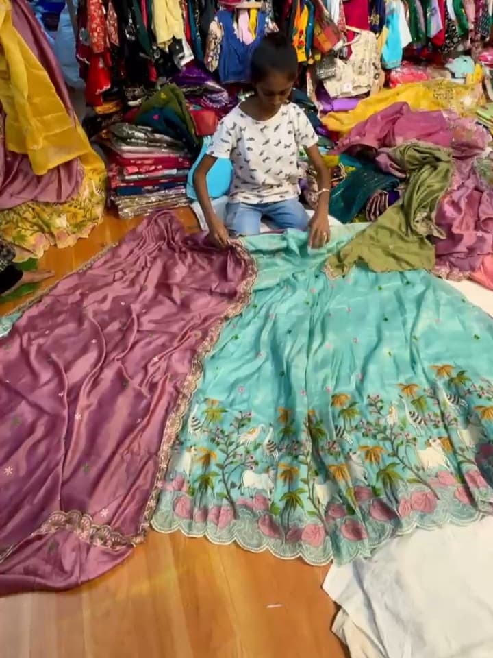 Semi Stitched Lehenga