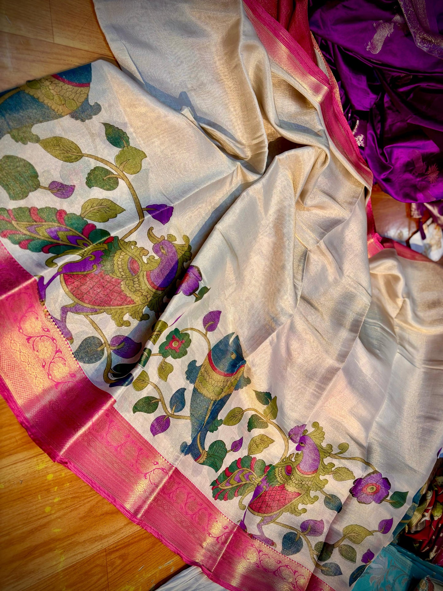 Tissue Kanchi Pattu Sarees