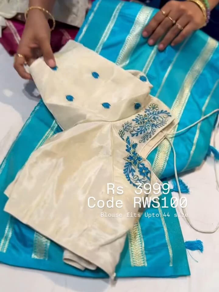 Tussar Dupion Silk Saree With Designer Blouse