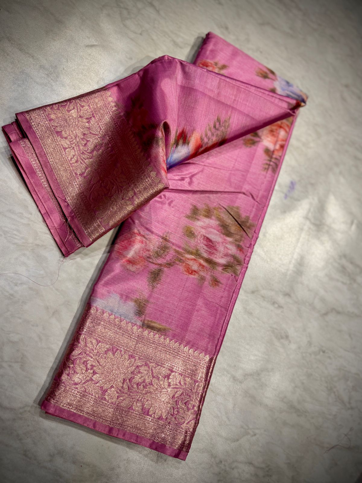 Tussar Dupion Silk Saree
