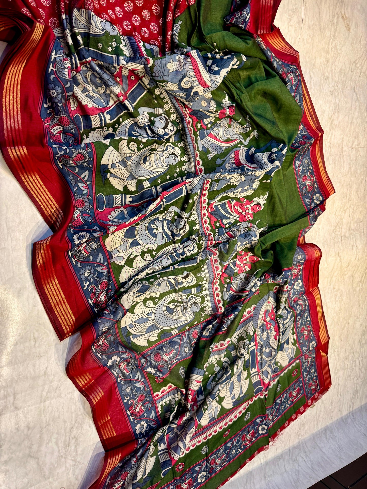 Maheshwari Silk Saree