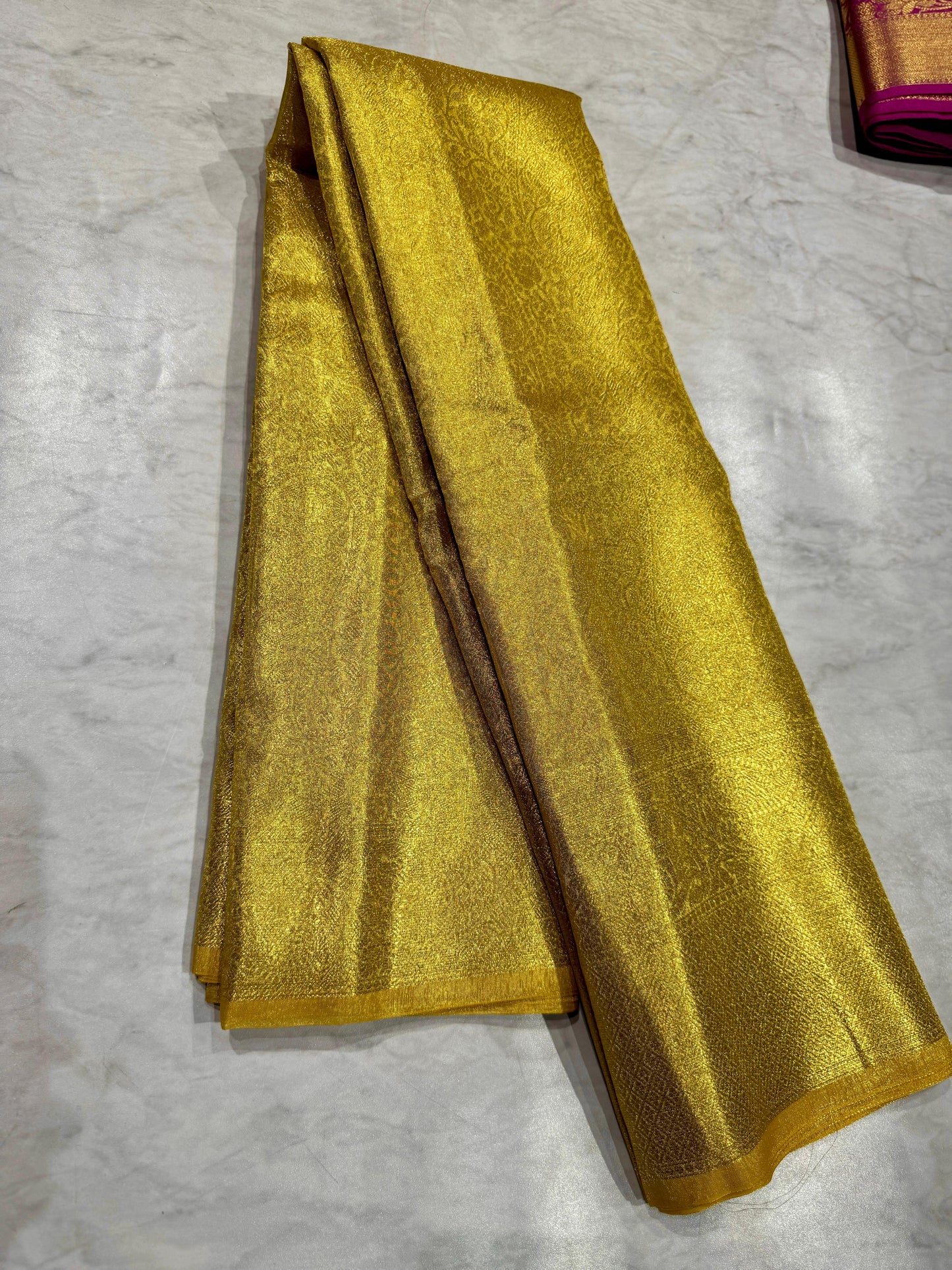 One Gram Glass Tissue Saree