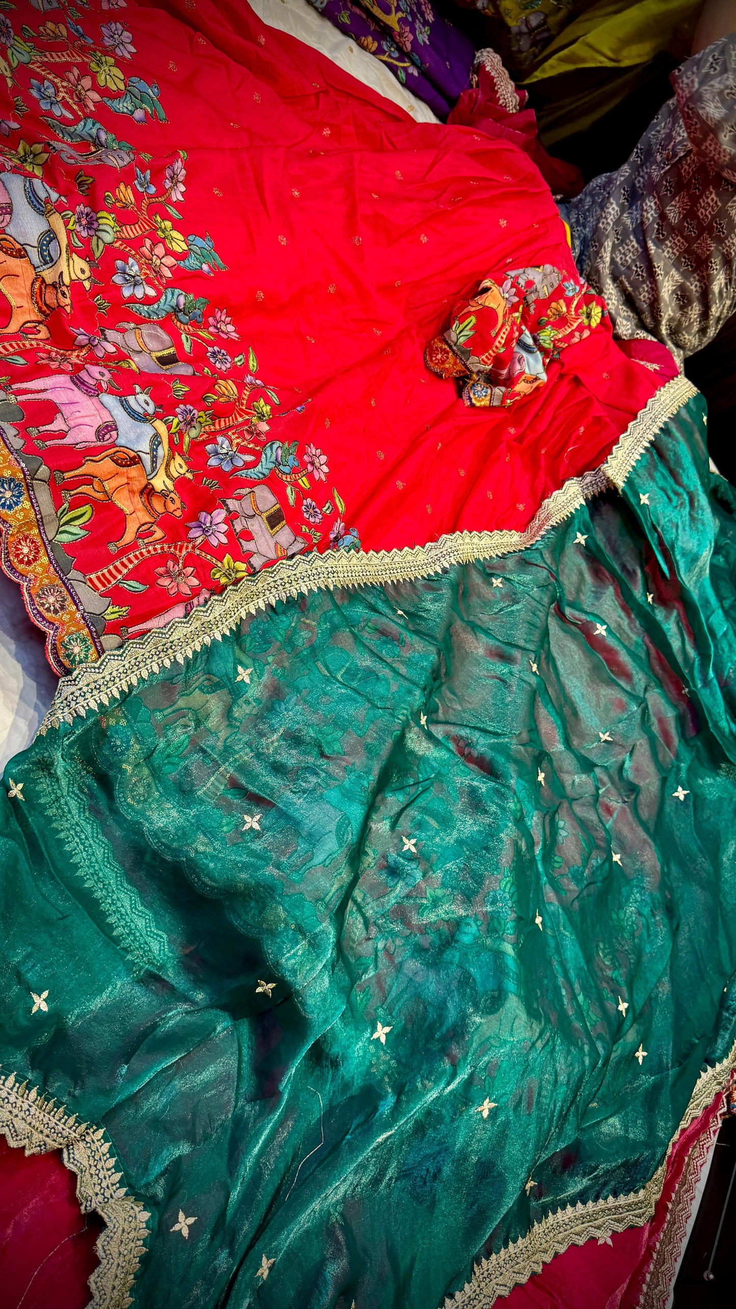 Semi Stitched Lehenga