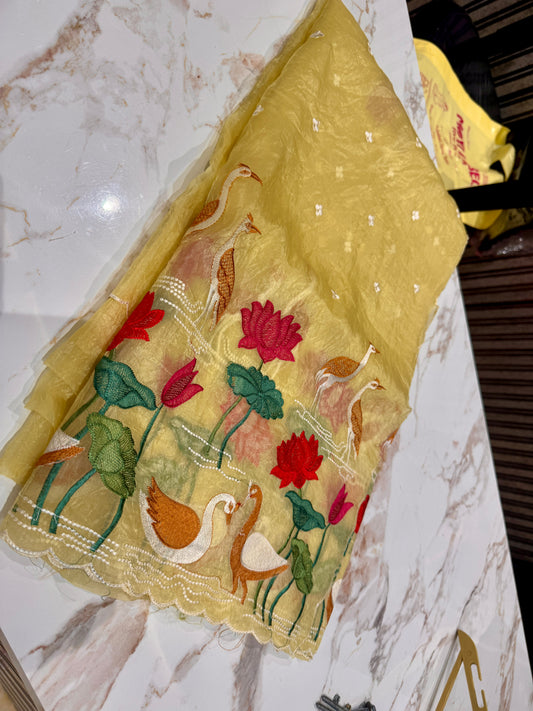 Tussar Crush Saree