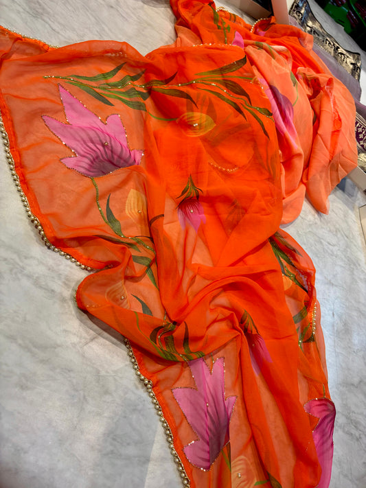 Designer Work Saree