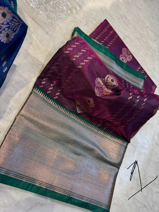 Tissue Kanchi Dharmavaram Pattu Saree