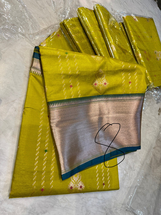 Tissue Kanchi Dharmavaram Pattu Saree