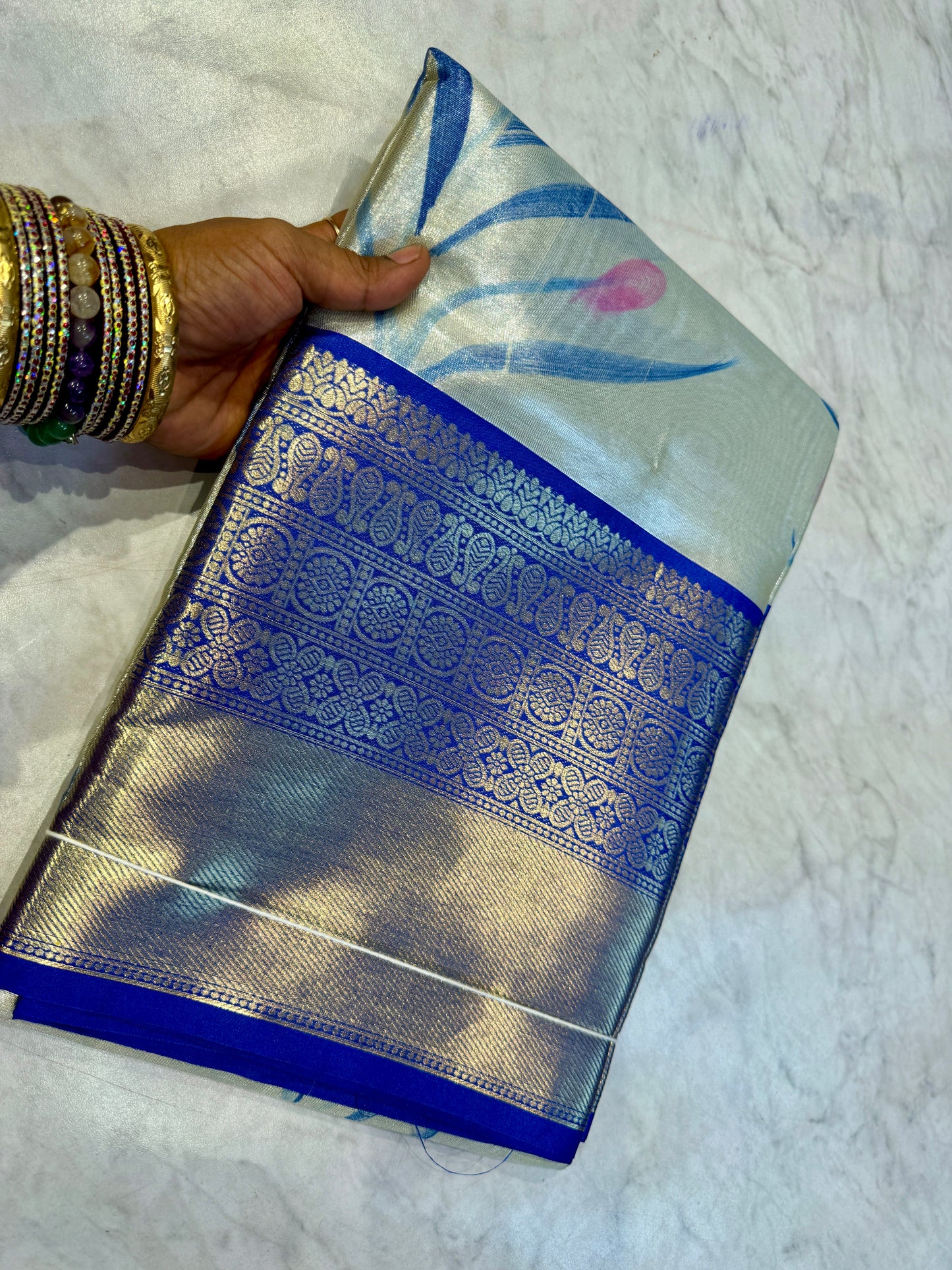 One Gram Tissue Saree
