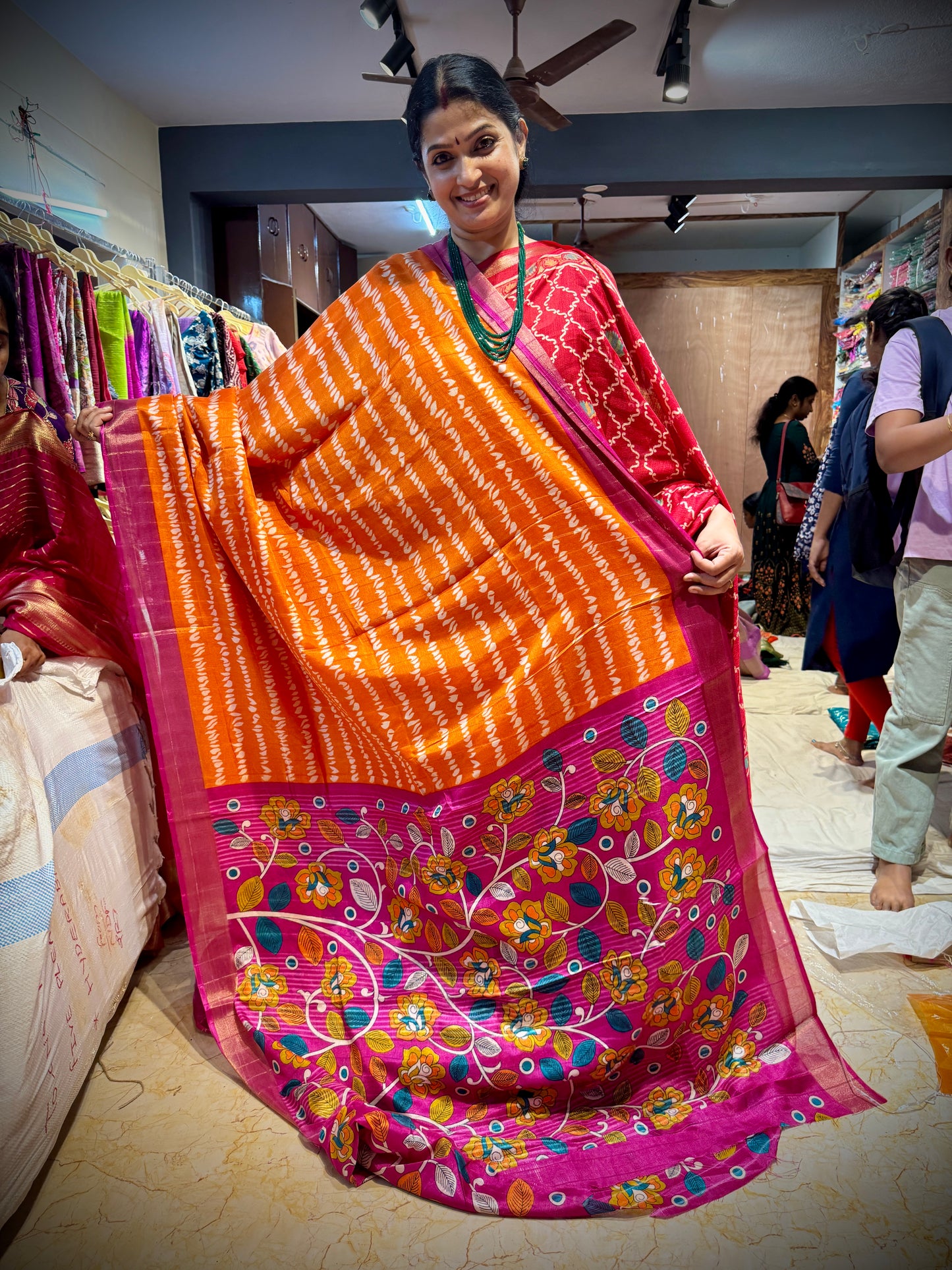 Kaddi Tussar Saree