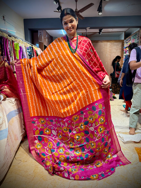 Kaddi Tussar Saree