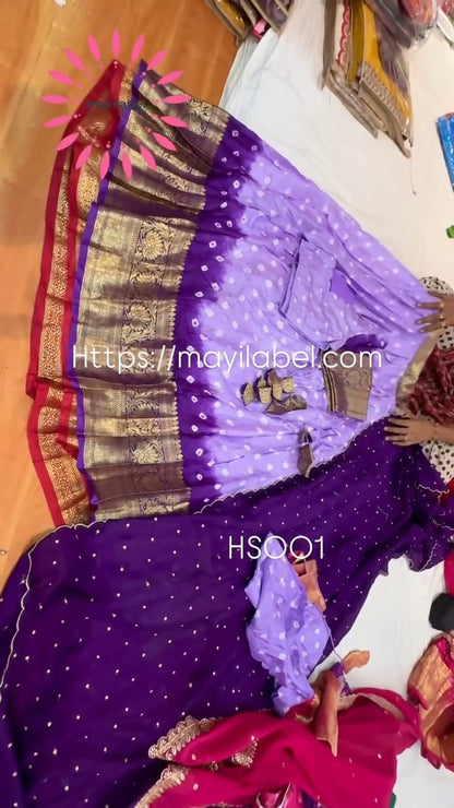 Bandini Silk Half Saree