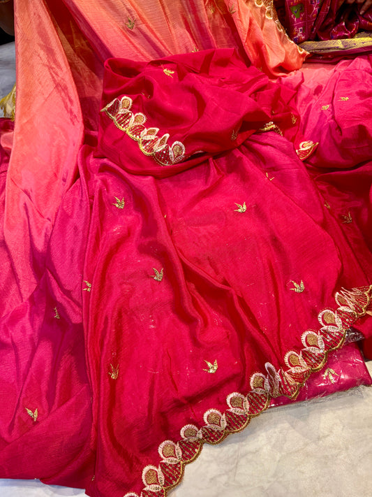 Crape Moonga Silk Saree